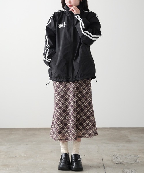 SUGGESTION（サジェッション）の「SUGGESTION/サジェッション 袖ラインナイロンラグランBL トラックジャケット メンズ 秋物 秋服 2026年秋冬（ナイロンジャケット・メンズ・グレー/ブラック/バーガンディー・SS/M/L）」の13枚目の写真