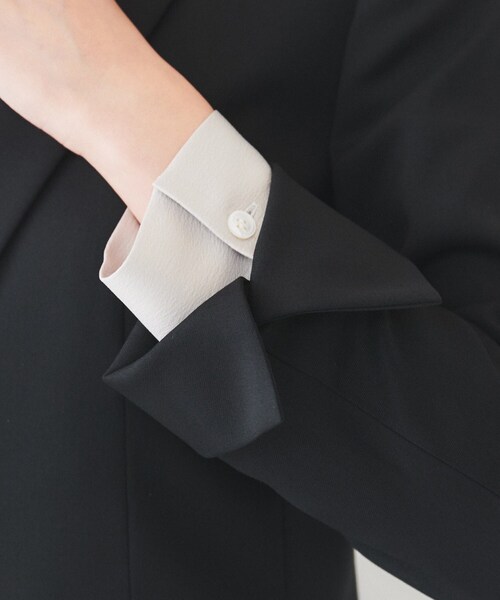 セール】【洗える/お仕事スーツ】レジェールギャバ 背抜きテーラード