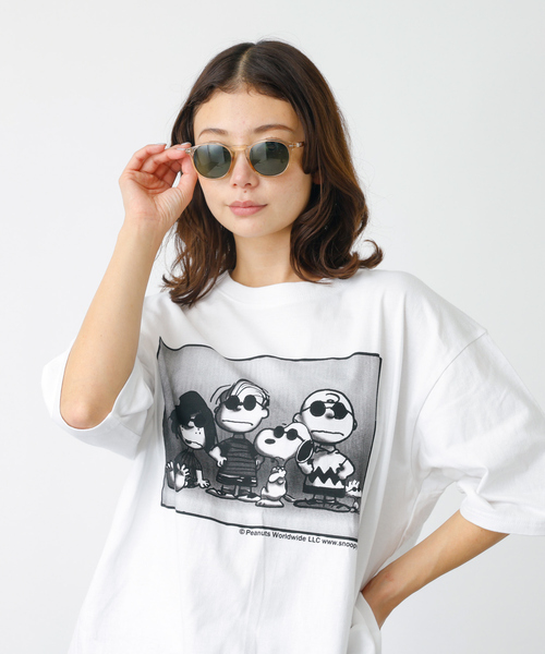 PEANUTS(ピーナッツ)の「【JOHNBULL/ ジョンブル】PEANUTS SNOOPY/ピーナッツスヌーピー/JOE COOL Tシャツシリーズ(Tシャツ/カットソー・メンズ・ホワイト系その他3/ホワイト系その他2/ホワイト系その他・M/L)」の19枚目の写真
