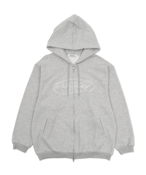 Figments（フィグメンツ）の「MONDAY NIGHTダブルZIPパーカー（パーカー・レディース・スミクロ/杢グレー・LARGE/X-LARGE）」の11枚目の写真