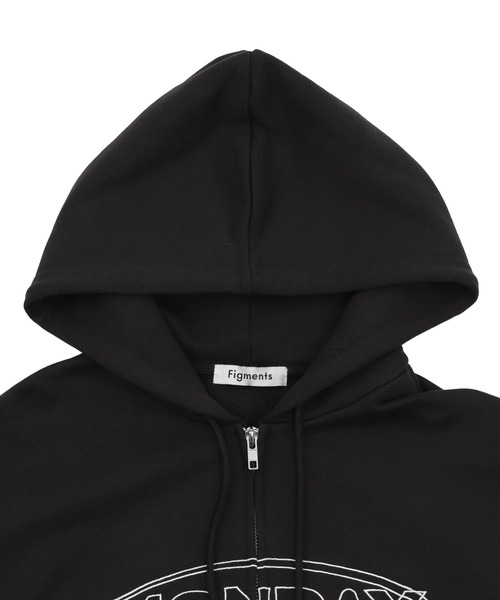 Figments（フィグメンツ）の「MONDAY NIGHTダブルZIPパーカー（パーカー・レディース・スミクロ/杢グレー・LARGE/X-LARGE）」の14枚目の写真