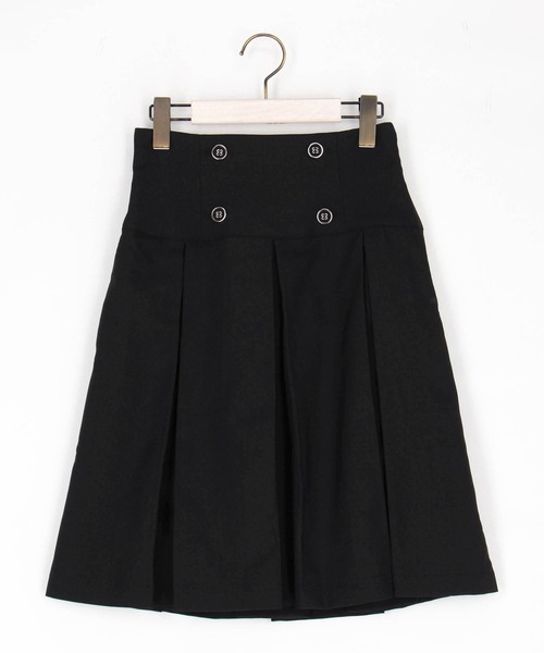 美品Dolce&Gabbanaオールシーズンokひざ丈プリーツスカート黒 パウダリーストレッチ黒 フレアスカート セットアップ着用可