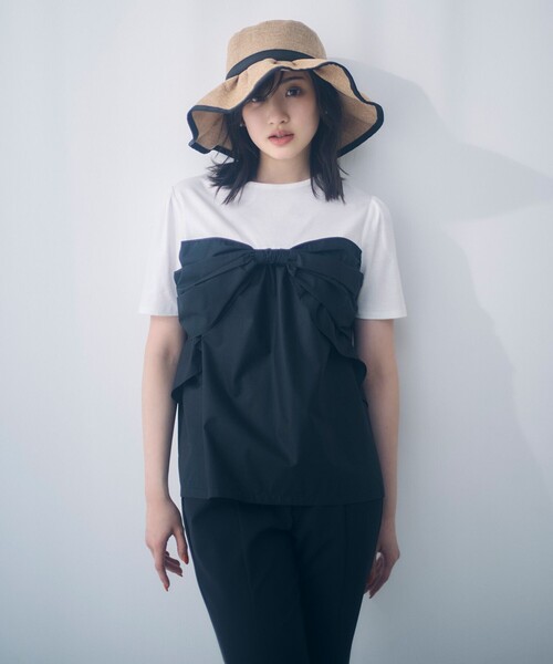 TOCCA(トッカ)の「BOUNCING RIBBON パンツ(その他パンツ・レディース・ブラック系・2/0/4)」の4枚目の写真