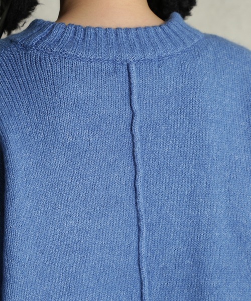 ROSE BUD(ローズバッド)の「【WEB・一部店舗限定】ウォッシャブルクルーネックニット(ニット/セーター・レディース・グレー/ホワイト/ブルー・ONE SIZE)」の12枚目の写真