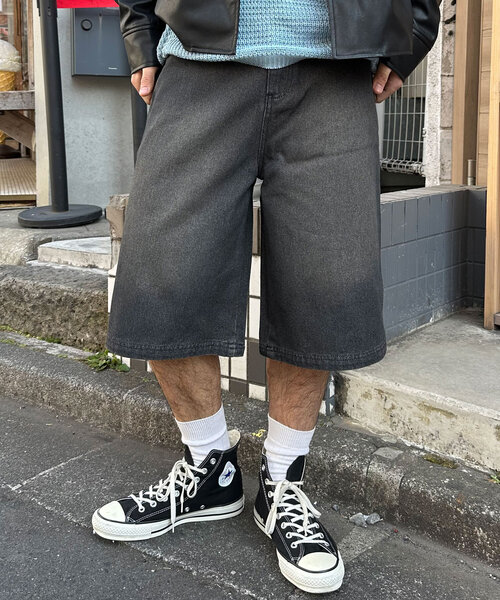 CIAOPANIC（チャオパニック）の「オーバーダイブラストバギーショーツ/ハーフパンツ（その他パンツ・レディース・ネイビー/ブルー/ブラック・MEDIUM/LARGE/SMALL）」の17枚目の写真