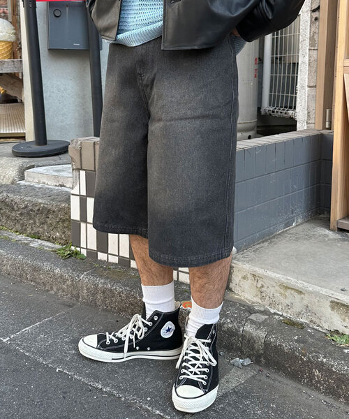 CIAOPANIC（チャオパニック）の「オーバーダイブラストバギーショーツ/ハーフパンツ（その他パンツ・レディース・ネイビー/ブルー/ブラック・MEDIUM/LARGE/SMALL）」の16枚目の写真