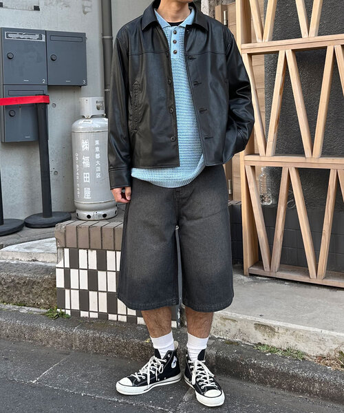 CIAOPANIC（チャオパニック）の「オーバーダイブラストバギーショーツ/ハーフパンツ（その他パンツ・レディース・ネイビー/ブルー/ブラック・MEDIUM/LARGE/SMALL）」の13枚目の写真