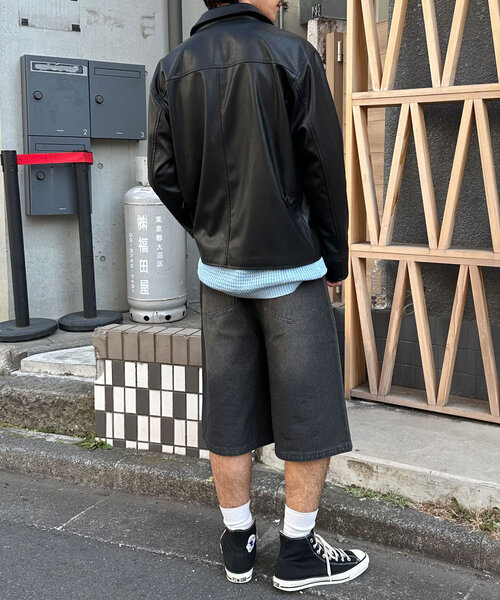 CIAOPANIC（チャオパニック）の「オーバーダイブラストバギーショーツ/ハーフパンツ（その他パンツ・レディース・ネイビー/ブルー/ブラック・MEDIUM/LARGE/SMALL）」の11枚目の写真