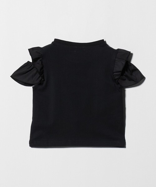 green label relaxing（グリーンレーベルリラクシング）の「【スタメンシリーズ】HC ショルダースリット Tシャツ / キッズ 100cm-160cm（Tシャツ/カットソー・キッズ・ライトブルー/ダークグレー/ライラック/オフホワイト/ブラウン系/ブラック・160cm/150cm/140cm/130cm/120cm/100cm/110cm）」の7枚目の写真