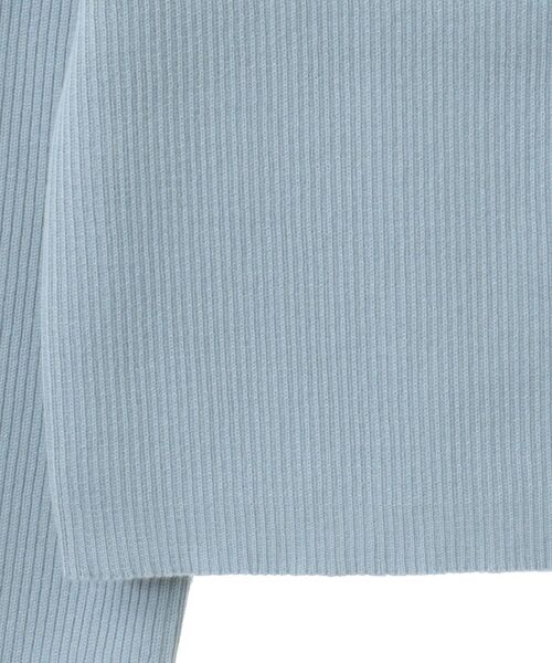 earth music&ecology(アースミュージックアンドエコロジー)の「フロントリボンリブニットカーディガン(カーディガン/ボレロ・レディース・ブラック/ブルー系その他7/アイボリー・FREE)」の21枚目の写真