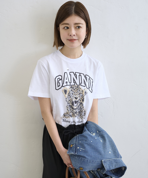 セール】Printed Cotton Poplin Peplum Blouse（シャツ/ブラウス