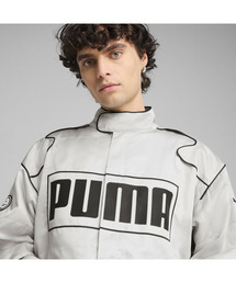 ま*ん様 PUMA ホワイトレザージャケット PUMA（プーマ）の「PUMA プーマ ユニセックス アーカイブ シーズナル