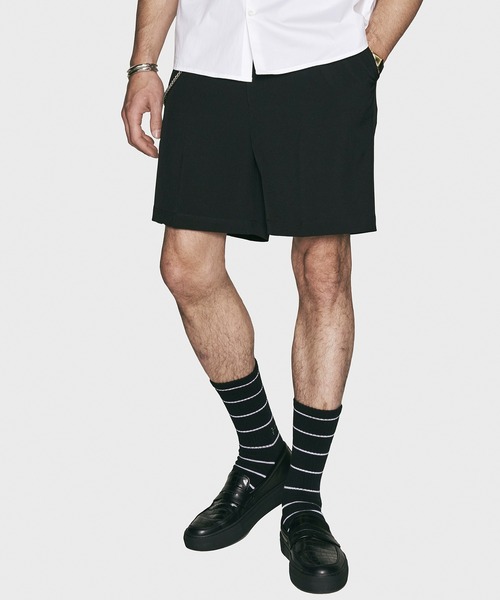 CRIMIE（クライミー）の「JAX SUIT SHORT TROUSERS ALL SEASON EASY CARE（その他パンツ・メンズ・ブラック/グレー・M/L/XL/XXL/S）」の2枚目の写真