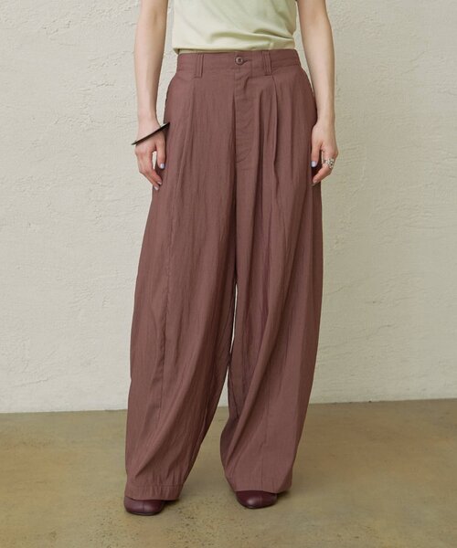 Omekashi（オメカシ）の「ドロストカーブパンツ（チノパンツ・レディース・チャコールグレー/ベージュ/カーキ/ピンク/ブラウン・38/36/PS）」の15枚目の写真