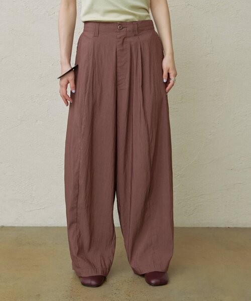 Omekashi（オメカシ）の「ドロストカーブパンツ（チノパンツ・レディース・チャコールグレー/ベージュ/カーキ/ピンク/ブラウン・38/36/PS）」の16枚目の写真