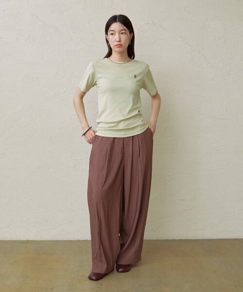 Omekashi（オメカシ）の「ドロストカーブパンツ（チノパンツ・レディース・チャコールグレー/ベージュ/カーキ/ピンク/ブラウン・38/36/PS）」の22枚目の写真