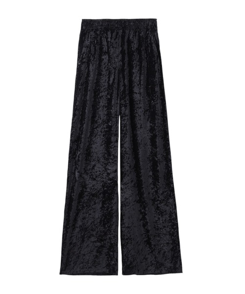 CRUSHED VELVET WIDE PANTS（スウェットパンツ）｜JOHN LAWRENCE