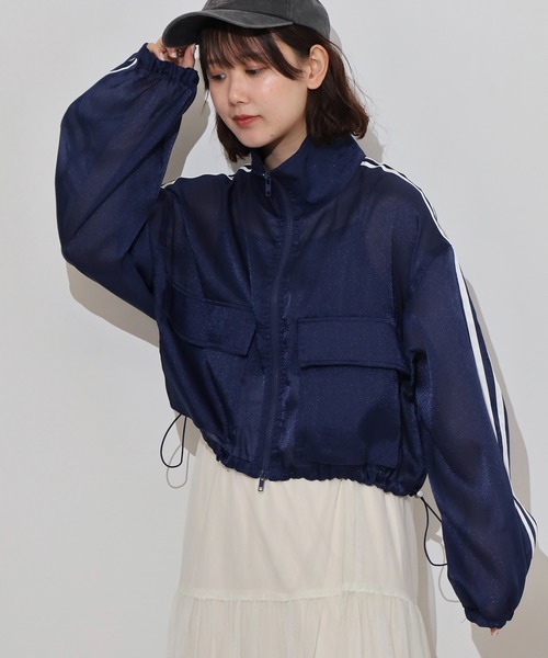 Ariaアリア　mallow blue シアーブルゾン　新品未使用 Ariaアリア mallow blue シアーブルゾン 新品未使用 - メルカリ