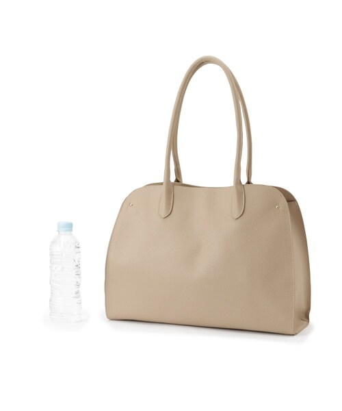 grove(グローブ)の「【A4】【トレンドのボストン型】ラウンド機能トート(トートバッグ・レディース・ナチュラル/ブラック・00)」の8枚目の写真