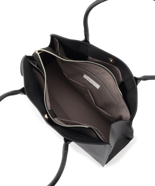 grove(グローブ)の「【A4】【トレンドのボストン型】ラウンド機能トート(トートバッグ・レディース・ナチュラル/ブラック・00)」の14枚目の写真