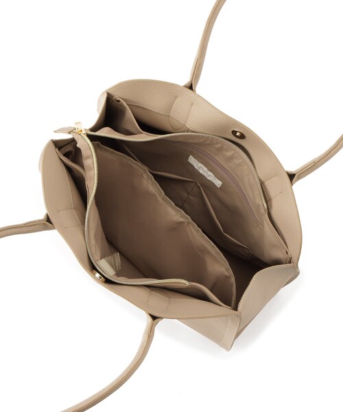 grove(グローブ)の「【A4】【トレンドのボストン型】ラウンド機能トート(トートバッグ・レディース・ナチュラル/ブラック・00)」の17枚目の写真