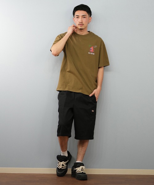 TOY　MACHINE（トイ　マシーン）の「【ムラサキスポーツ限定】TOY MACHINE/トイマシーン 半袖Tシャツ ビッグシルエット バックプリント Tシャツ MTMSFST7（Tシャツ/カットソー・メンズ・ホワイト/ブラック/オリーブ・M/L/XL）」の14枚目の写真