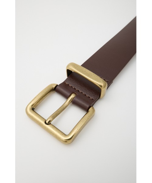 MOUSSY（マウジー）の「ORDINARY SPLIT LEATHER ベルト（ベルト・レディース・ブラウン/ブラック・FREE）」の14枚目の写真
