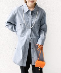 【ZOZO限定】SHIPS.me:ダンガリー ビッグ シャツ