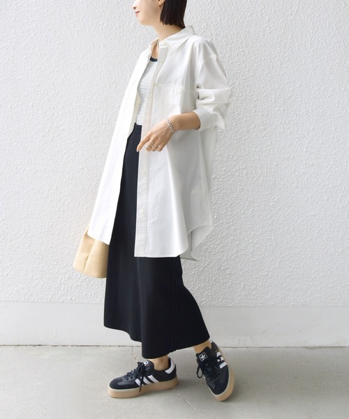 SHIPS.me(シップスミー)の「【ZOZO限定】SHIPS.me:ダンガリー ビッグ シャツ(シャツ/ブラウス・レディース・ライトブルー/ホワイト/ネイビー・S/M/L/XL)」の5枚目の写真