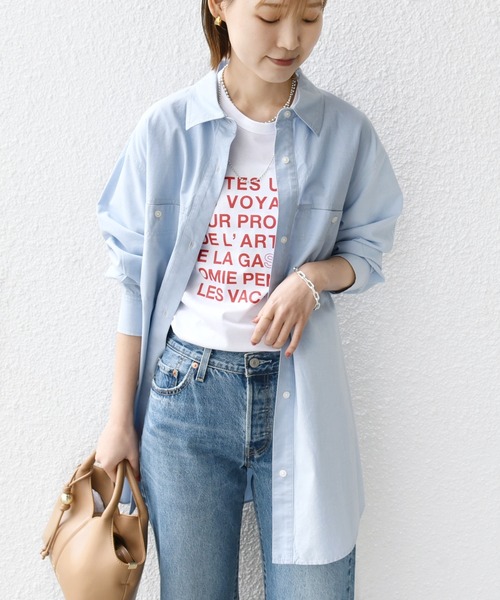 SHIPS.me(シップスミー)の「【ZOZO限定】SHIPS.me:ダンガリー ビッグ シャツ(シャツ/ブラウス・レディース・ライトブルー/ホワイト/ネイビー・S/M/L/XL)」の17枚目の写真