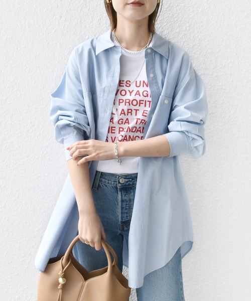 SHIPS.me(シップスミー)の「【ZOZO限定】SHIPS.me:ダンガリー ビッグ シャツ(シャツ/ブラウス・レディース・ライトブルー/ホワイト/ネイビー・S/M/L/XL)」の20枚目の写真