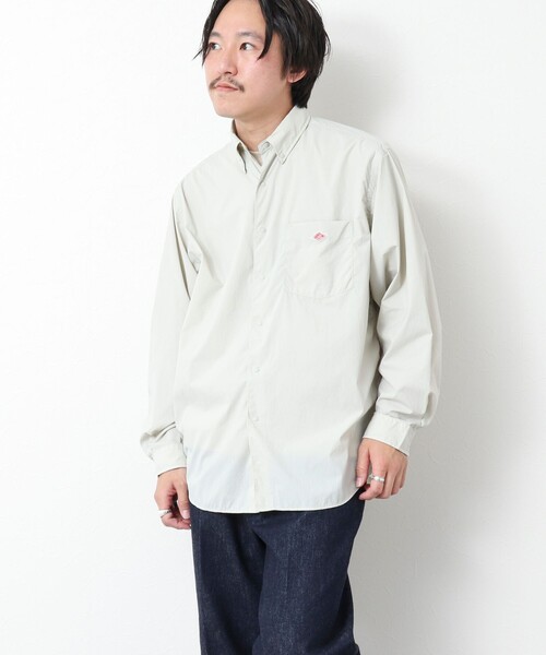 DANTON（ダントン）の「【DANTON/ダントン】DOT BUTTON B.D. SHIRT LS 25SS（シャツ/ブラウス・メンズ・キナリ/ダークネイビー・40/42/44/38）」の6枚目の写真