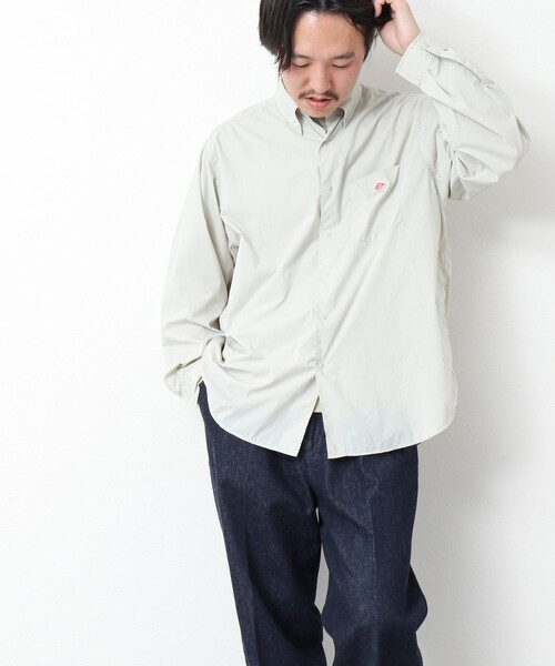 DANTON（ダントン）の「【DANTON/ダントン】DOT BUTTON B.D. SHIRT LS 25SS（シャツ/ブラウス・メンズ・キナリ/ダークネイビー・40/42/44/38）」の7枚目の写真