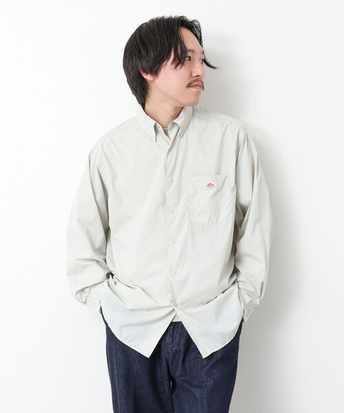 DANTON（ダントン）の「【DANTON/ダントン】DOT BUTTON B.D. SHIRT LS 25SS（シャツ/ブラウス・メンズ・キナリ/ダークネイビー・40/42/44/38）」の10枚目の写真