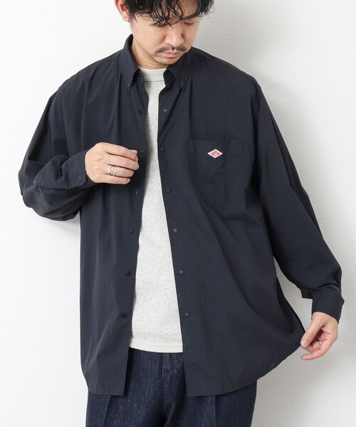 DANTON（ダントン）の「【DANTON/ダントン】DOT BUTTON B.D. SHIRT LS 25SS（シャツ/ブラウス・メンズ・キナリ/ダークネイビー・40/42/44/38）」の18枚目の写真