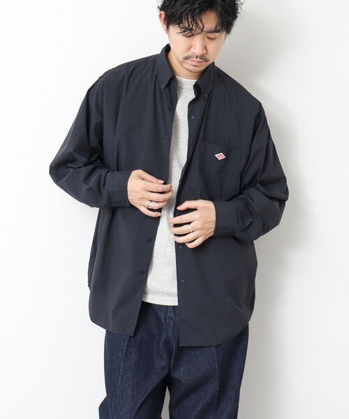 DANTON（ダントン）の「【DANTON/ダントン】DOT BUTTON B.D. SHIRT LS 25SS（シャツ/ブラウス・メンズ・キナリ/ダークネイビー・40/42/44/38）」の20枚目の写真
