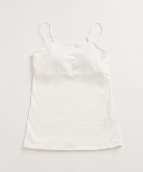 追加2》オーガニックコットン混 ストレッチブラキャミソール（その他
