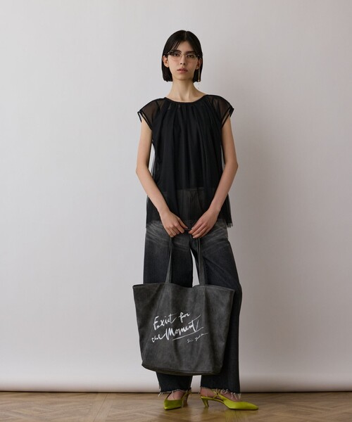 Diagram ダイアグラム　チュールトップス　ブラウス　2way GRACE CONTINENTAL SALEセール50%OFF グレースコンチネンタル