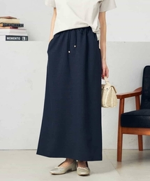 a.v.v | 【洗える/UVカット/接触冷感】麻調ナロースカート(スカート)
