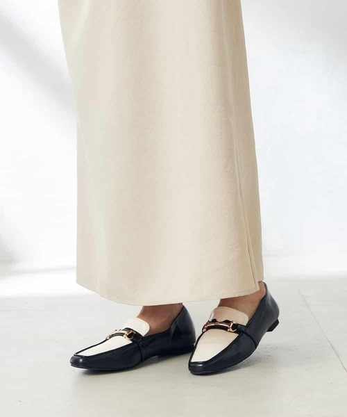 a.v.v（アーヴェヴェ）の「【洗える/UVカット/接触冷感】麻調ナロースカート（スカート・レディース・ベージュ/ネイビー・36/38/40/42/34）」の5枚目の写真