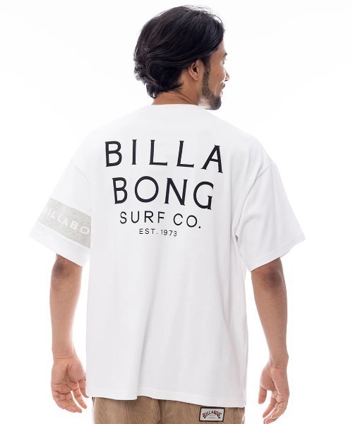 BILLABONG（ビラボン）の「BILLABONG メンズ ONE TIME LINE Tシャツ 【2025年春夏モデル】/ビラボンバックプリントドロップショルダー半袖Tシャツ（Tシャツ/カットソー・メンズ・ブラック/ホワイト/グレー・MEDIUM/SMALL/X-LARGE/LARGE）」の2枚目の写真