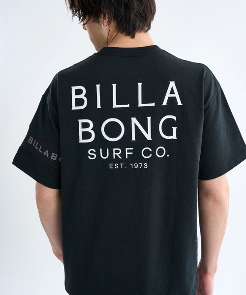 BILLABONG（ビラボン）の「BILLABONG メンズ ONE TIME LINE Tシャツ 【2025年春夏モデル】/ビラボンバックプリントドロップショルダー半袖Tシャツ（Tシャツ/カットソー・メンズ・ブラック/ホワイト/グレー・MEDIUM/SMALL/X-LARGE/LARGE）」の9枚目の写真