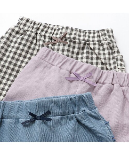 apres les cours(アプレレクール)の「【WEB限定】ひんやりバックフリルレギンス(レギンス/スパッツ・キッズ・ラベンダー/グレー/サックスブルー・80/90/100/110/120/130)」の5枚目の写真