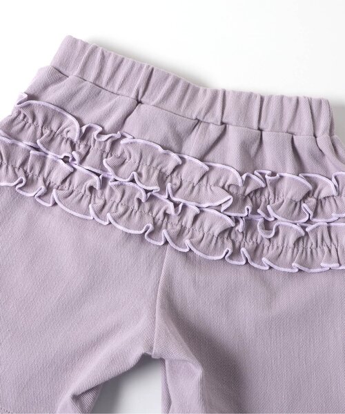 apres les cours(アプレレクール)の「【WEB限定】ひんやりバックフリルレギンス(レギンス/スパッツ・キッズ・ラベンダー/グレー/サックスブルー・80/90/100/110/120/130)」の16枚目の写真