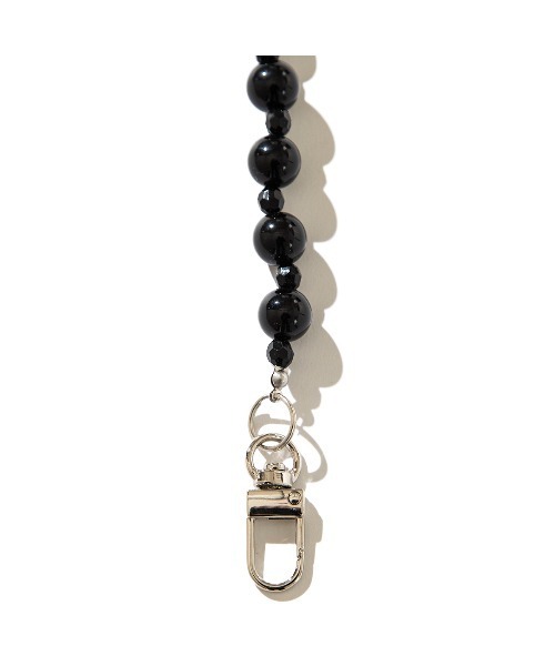 Casselini(キャセリーニ)の「Casselini Flower Beads Mobile Shoulder(キャセリーニ フラワービーズモバイルショルダー)(スマホグッズ・メンズ・ブラック/ホワイト/シルバー・FREE)」の7枚目の写真