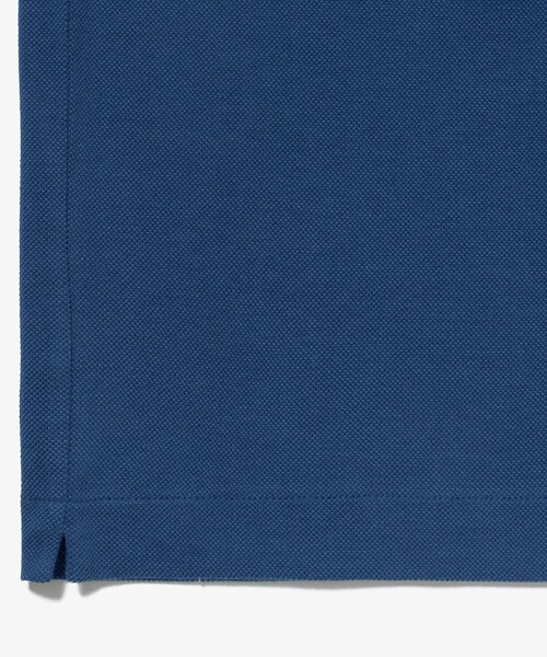LACOSTE(ラコステ)の「スリーブネームパッチ 配色ライン鹿の子地ポロシャツ(ポロシャツ・メンズ・グレイッシュブルー/ブラウン/ダークブルー・2/3/5/4)」の10枚目の写真