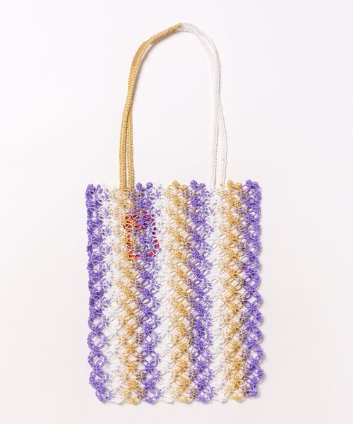 ムラサキスポーツ(ムラサキスポーツ)の「Lila&Fleur/リラアンドフルール トートバッグ Always Bag メッシュ RF064(トートバッグ・レディース・パープル系/マルチ/オレンジ系/ピンク系/グリーン系・FREE)」の6枚目の写真
