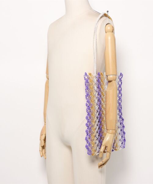 ムラサキスポーツ(ムラサキスポーツ)の「Lila&Fleur/リラアンドフルール トートバッグ Always Bag メッシュ RF064(トートバッグ・レディース・パープル系/マルチ/オレンジ系/ピンク系/グリーン系・FREE)」の9枚目の写真
