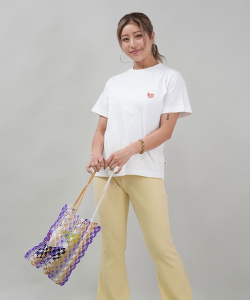 ムラサキスポーツ(ムラサキスポーツ)の「Lila&Fleur/リラアンドフルール トートバッグ Always Bag メッシュ RF064(トートバッグ・レディース・パープル系/マルチ/オレンジ系/ピンク系/グリーン系・FREE)」の12枚目の写真
