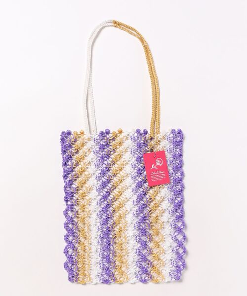 ムラサキスポーツ(ムラサキスポーツ)の「Lila&Fleur/リラアンドフルール トートバッグ Always Bag メッシュ RF064(トートバッグ・レディース・パープル系/マルチ/オレンジ系/ピンク系/グリーン系・FREE)」の13枚目の写真